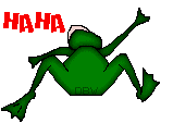 Gif animé rire grenouille